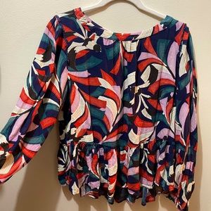 Maeve Anthropologie Blouse Size XL